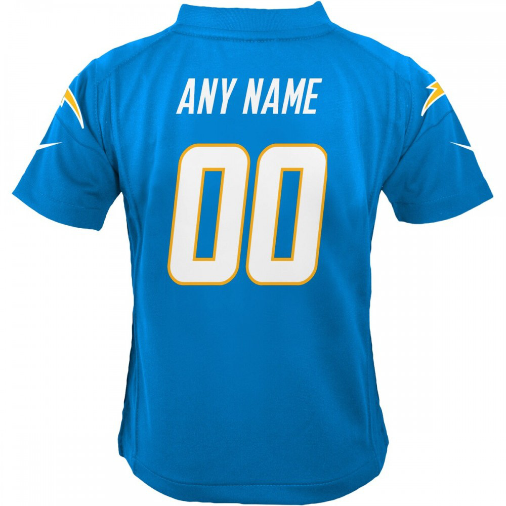 Los Angeles Chargers Nike Youth Custom Game Jersey - Powder Blue-GridironStore